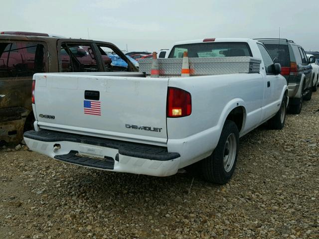 1GCCS14W5Y8192489 - 2000 CHEVROLET S TRUCK S1 WHITE photo 4