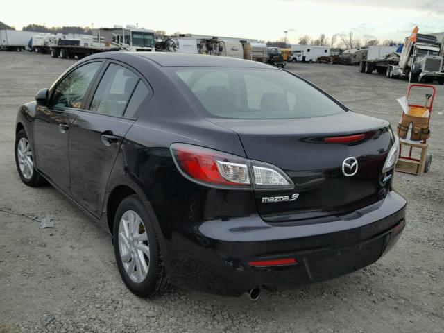 JM1BL1V70C1672375 - 2012 MAZDA 3 I BLACK photo 3