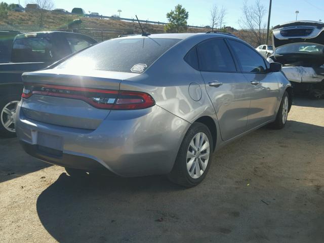 1C3CDFAA8GD504878 - 2016 DODGE DART SE SILVER photo 4