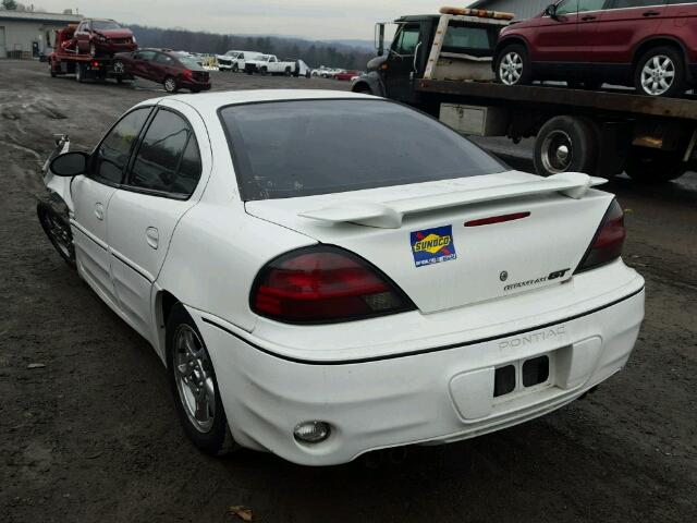 1G2NW52EX3C219498 - 2003 PONTIAC GRAND AM G WHITE photo 3