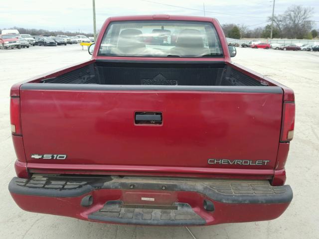 1GCCS144XXK104827 - 1999 CHEVROLET S TRUCK S1 RED photo 6