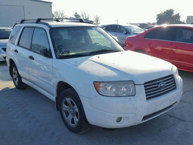 JF1SG63606H710474 - 2006 SUBARU FORESTER 2 WHITE photo 1