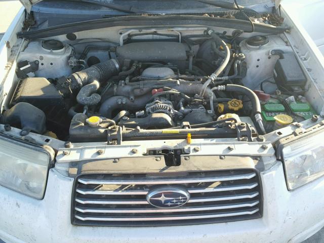 JF1SG63606H710474 - 2006 SUBARU FORESTER 2 WHITE photo 7