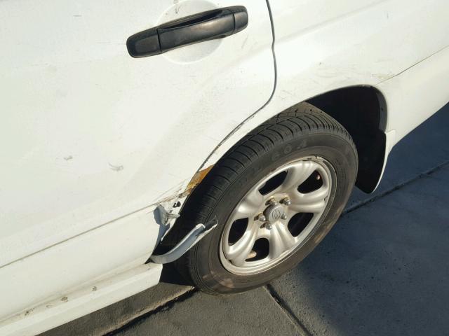 JF1SG63606H710474 - 2006 SUBARU FORESTER 2 WHITE photo 9