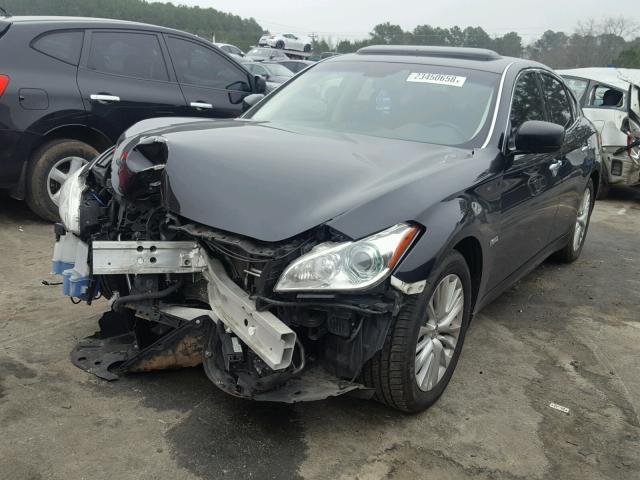 JN1EY1AP8CM910124 - 2012 INFINITI M35H BLACK photo 2