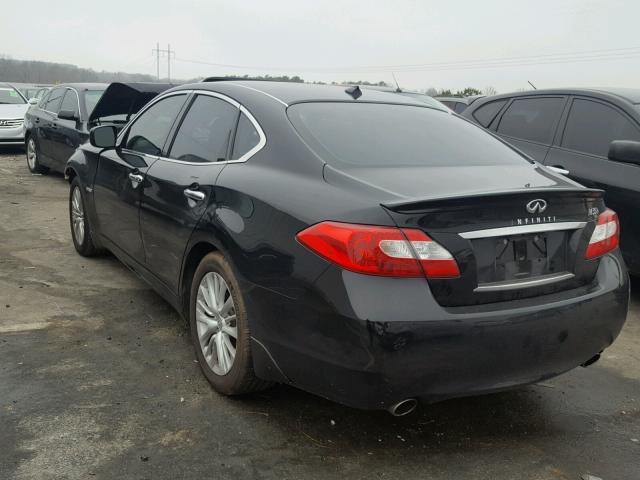 JN1EY1AP8CM910124 - 2012 INFINITI M35H BLACK photo 3