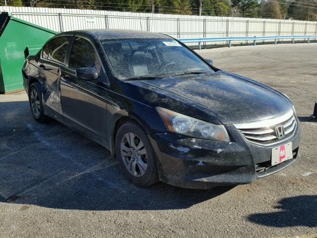 1HGCP2F66BA024267 - 2011 HONDA ACCORD SE BLACK photo 1