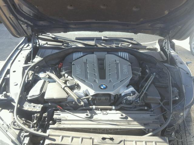 WBAKA83509CY33897 - 2009 BMW 750 I BLUE photo 7