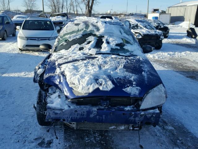 1FAFP37N06W216810 - 2006 FORD FOCUS ZX5 BLUE photo 9