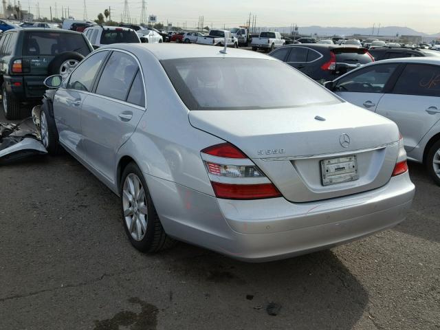 WDDNG71X47A076899 - 2007 MERCEDES-BENZ S 550 SILVER photo 3