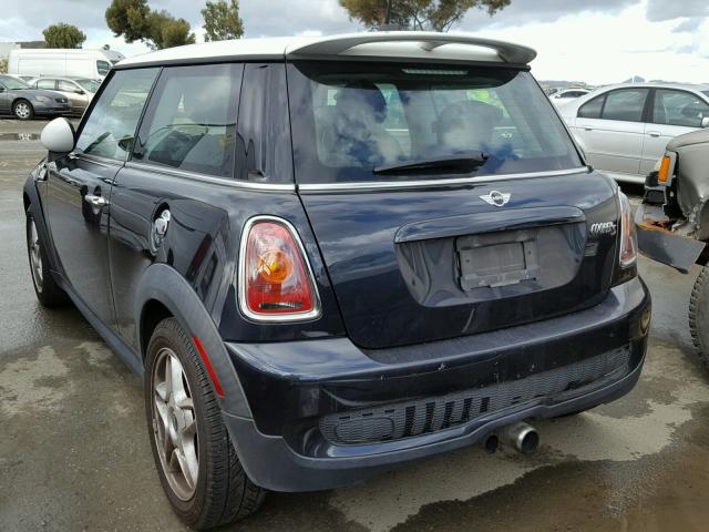 WMWMF73579TT96405 - 2009 MINI COOPER S BLUE photo 3