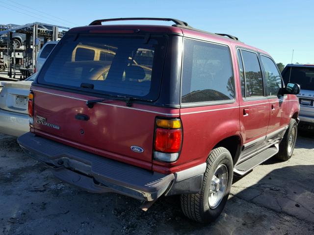 1FMDU32X8TZA76773 - 1996 FORD EXPLORER RED photo 4