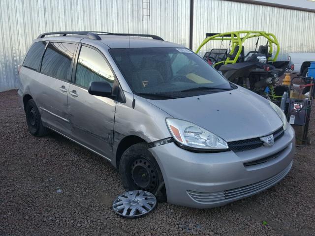 5TDZA23CX5S375162 - 2005 TOYOTA SIENNA CE GRAY photo 1