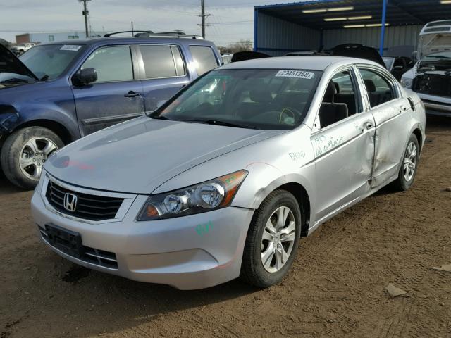 JHMCP26478C011536 - 2008 HONDA ACCORD LXP SILVER photo 2