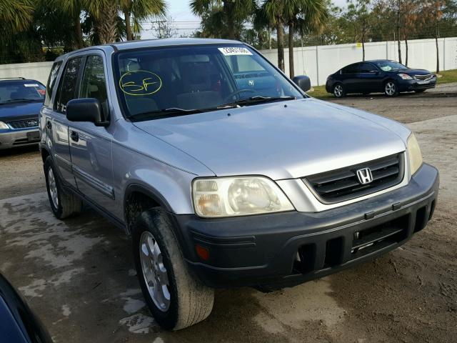 JHLRD284X1C004672 - 2001 HONDA CR-V LX SILVER photo 1