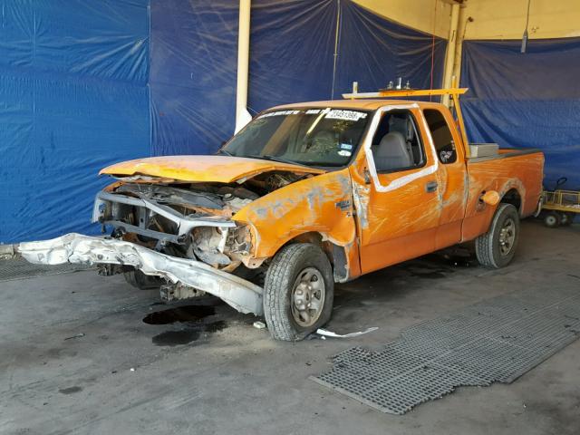 2FTPX17Z7YCA91700 - 2000 FORD F150 ORANGE photo 2