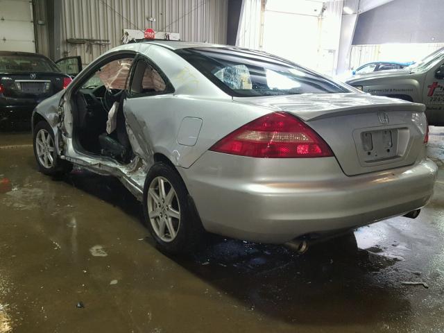 1HGCM82743A032475 - 2003 HONDA ACCORD EX SILVER photo 3