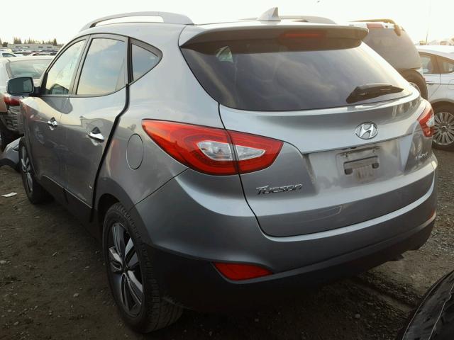 KM8JU3AG9EU948401 - 2014 HYUNDAI TUCSON GLS GRAY photo 3