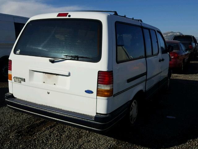 1FMDA41X1RZB30794 - 1994 FORD AEROSTAR WHITE photo 4