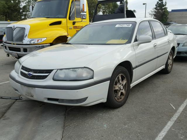 2G1WH55KX39139596 - 2003 CHEVROLET IMPALA LS WHITE photo 2