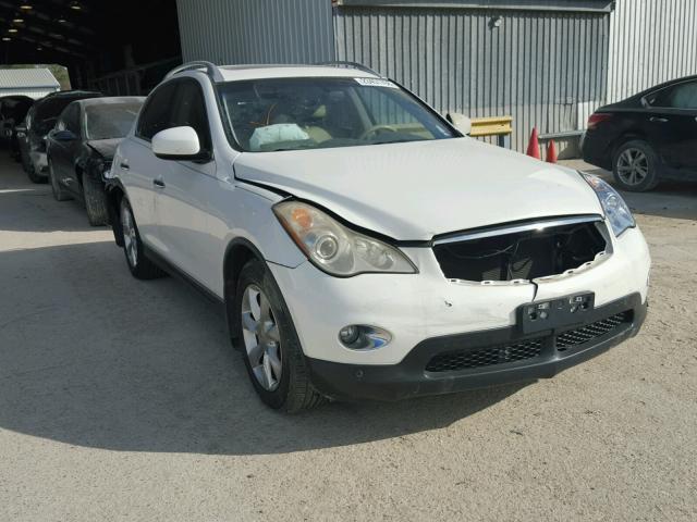 JNKAJ09E78M304672 - 2008 INFINITI EX35 BASE YELLOW photo 1