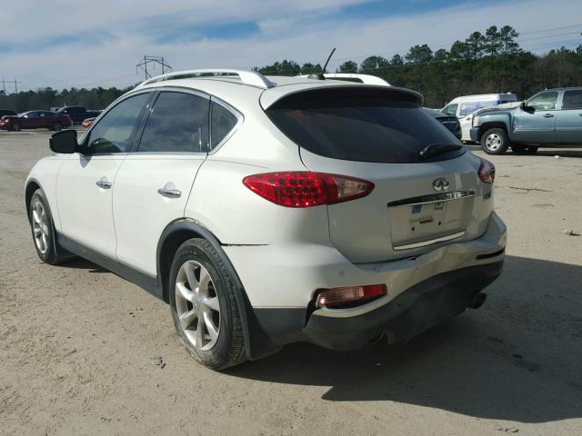 JNKAJ09E78M304672 - 2008 INFINITI EX35 BASE YELLOW photo 3