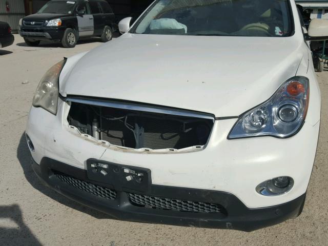 JNKAJ09E78M304672 - 2008 INFINITI EX35 BASE YELLOW photo 9