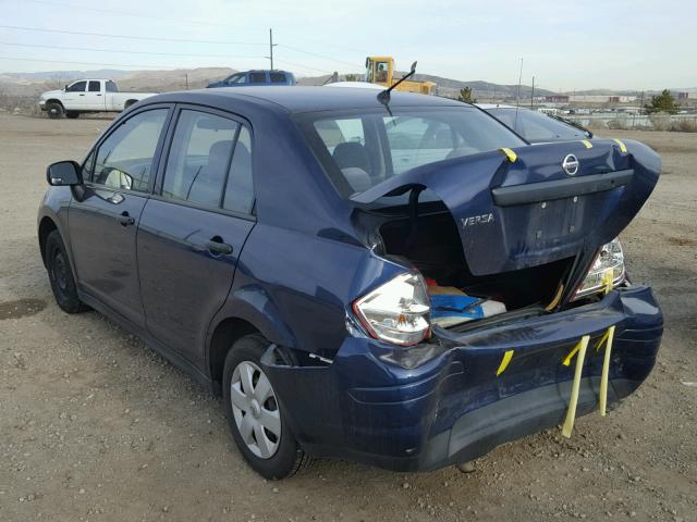 3N1CC1AP7BL418053 - 2011 NISSAN VERSA S BLUE photo 3