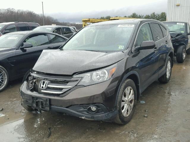 5J6RM4H53DL085627 - 2013 HONDA CR-V EX BROWN photo 2