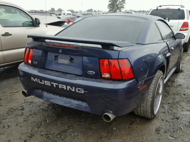 1FAFP42X32F183469 - 2002 FORD MUSTANG GT BLUE photo 4