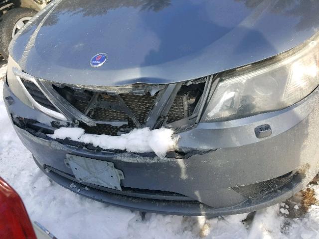 YS3FB59Y081122429 - 2008 SAAB 9-3 2.0T SILVER photo 9