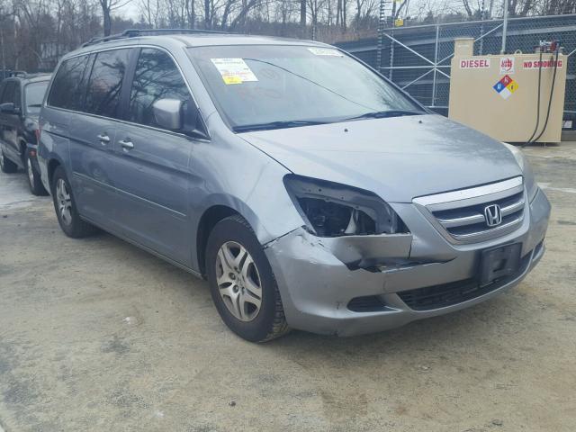 5FNRL38657B016151 - 2007 HONDA ODYSSEY EX SILVER photo 1