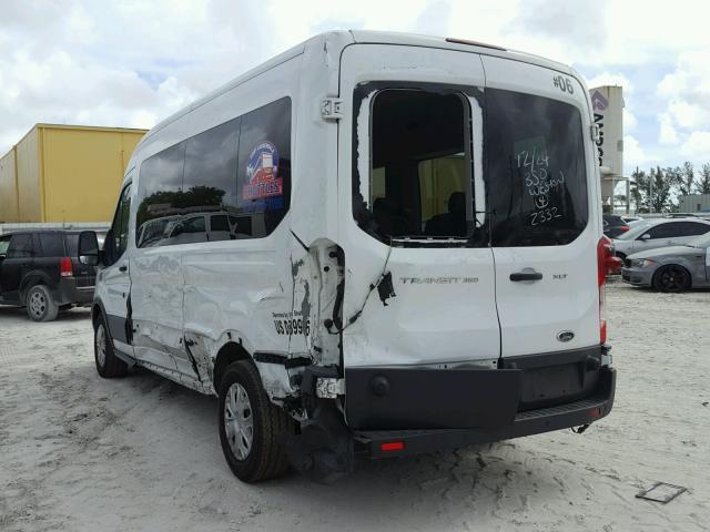 1FBAX2CM3FKB22332 - 2015 FORD TRANSIT T- WHITE photo 3