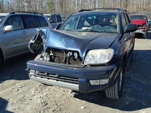 JTEBU14R048019310 - 2004 TOYOTA 4RUNNER SR BLUE photo 2