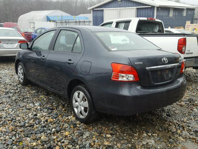 JTDBT923071127928 - 2007 TOYOTA YARIS GRAY photo 3