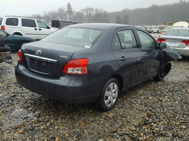 JTDBT923071127928 - 2007 TOYOTA YARIS GRAY photo 4