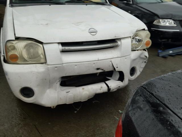 1N6DD26T23C406901 - 2003 NISSAN FRONTIER K WHITE photo 9