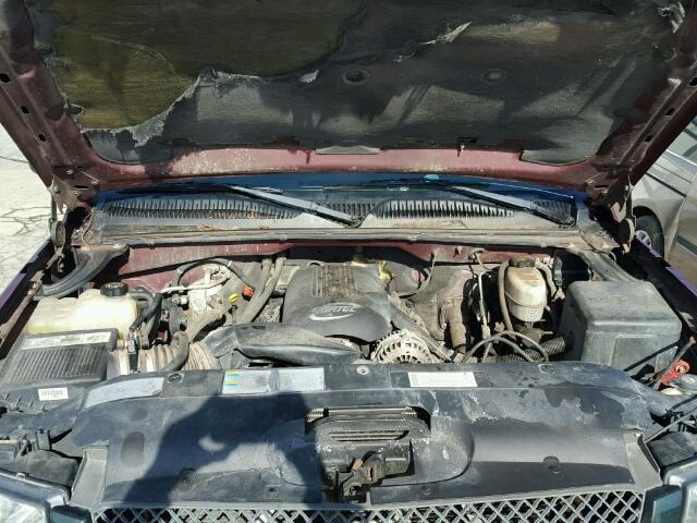 1GCHK29U23E157681 - 2003 CHEVROLET SILVERADO MAROON photo 7