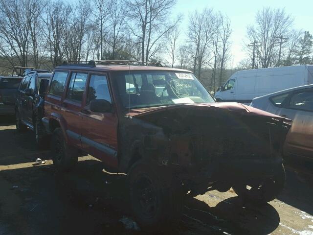 1J4FF68S8XL645449 - 1999 JEEP CHEROKEE S RED photo 1