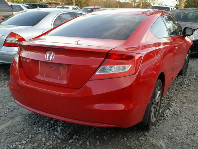 2HGFG3B87CH509689 - 2012 HONDA CIVIC EX RED photo 4