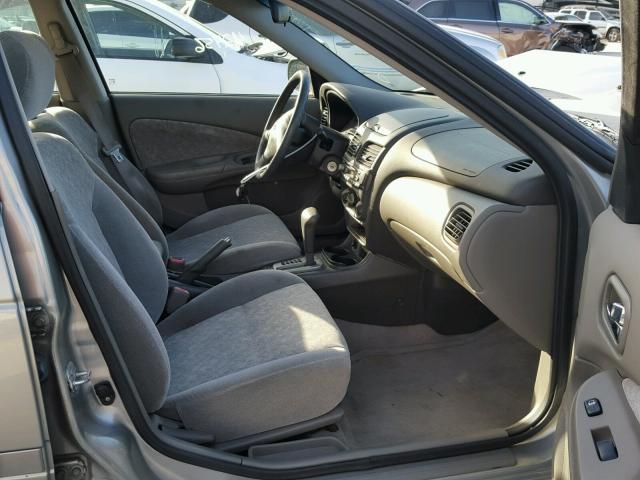 3N1CB51D91L500414 - 2001 NISSAN SENTRA XE GRAY photo 5