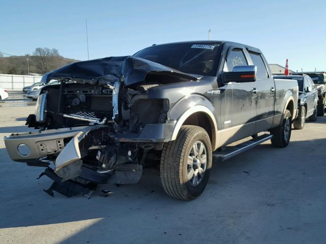 1FTFW1ETXCFA08397 - 2012 FORD F150 SUPER BLACK photo 2