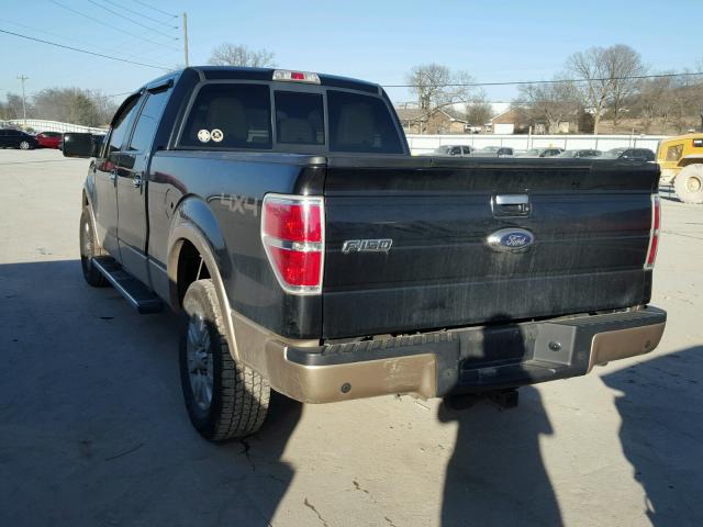 1FTFW1ETXCFA08397 - 2012 FORD F150 SUPER BLACK photo 3