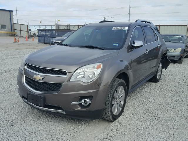 2CNFLPEYXA6360910 - 2010 CHEVROLET EQUINOX LT GOLD photo 2