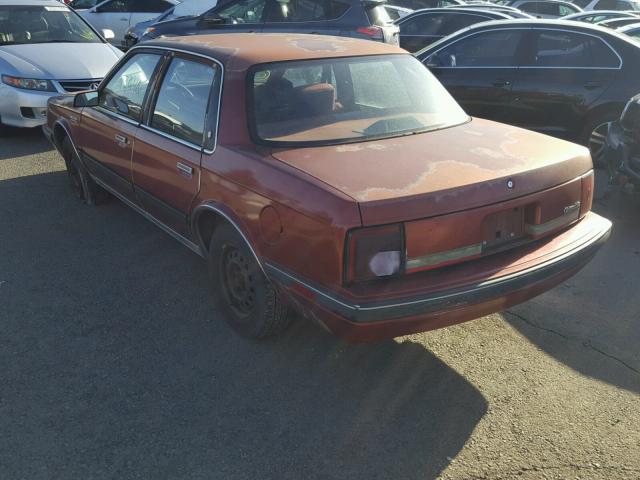 1G3AJ54N2L6339459 - 1990 OLDSMOBILE CUTLASS CI RED photo 3