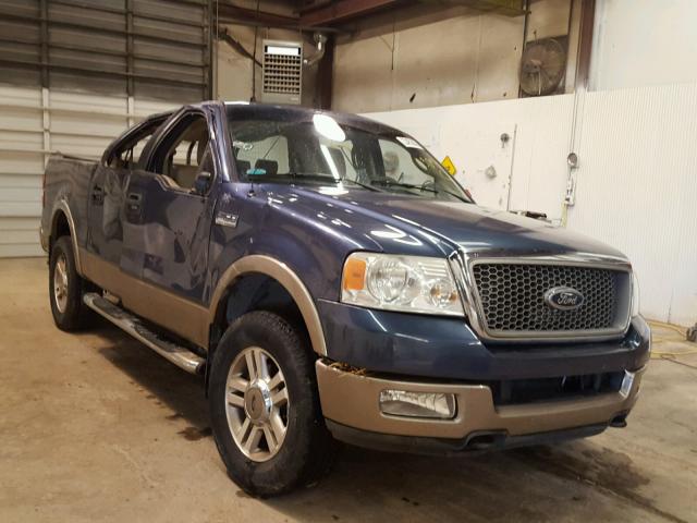 1FTPW14535FA30932 - 2005 FORD F150 SUPER BLUE photo 1