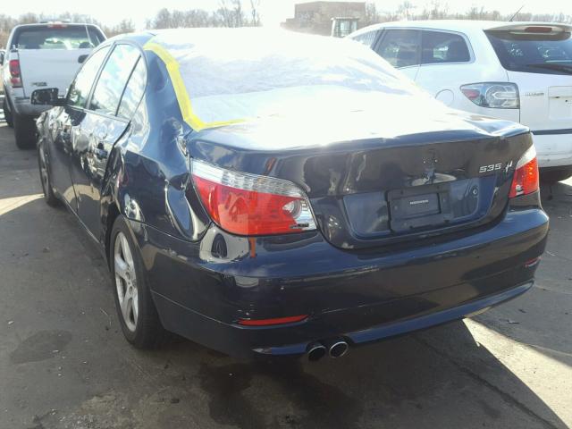 WBANV93548CZ61484 - 2008 BMW 535 XI 蓝色 照片 3