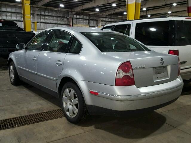 WVWRH63B03P204776 - 2003 VOLKSWAGEN PASSAT GLX SILVER photo 3