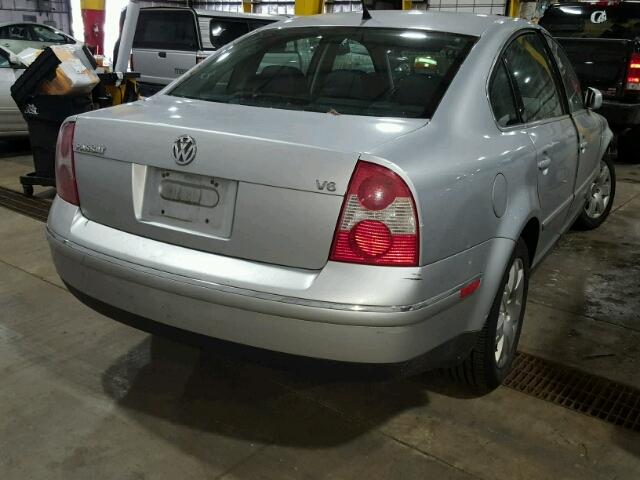 WVWRH63B03P204776 - 2003 VOLKSWAGEN PASSAT GLX SILVER photo 4