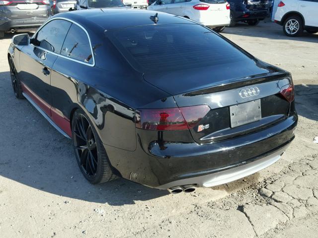 WAUVVAFR8BA012698 - 2011 AUDI S5 PRESTIG BLACK photo 3